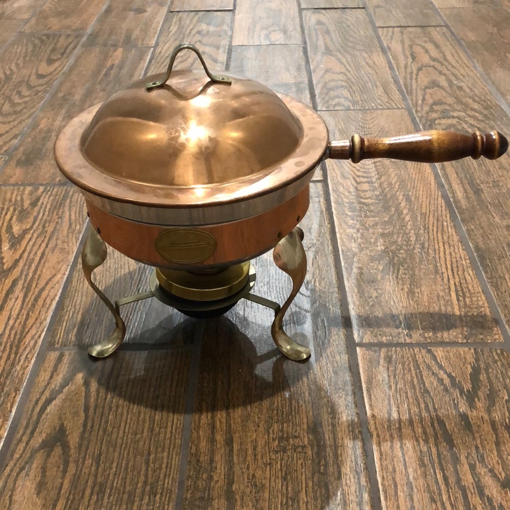 Vintage Chez Gourmand Chafing Dish
